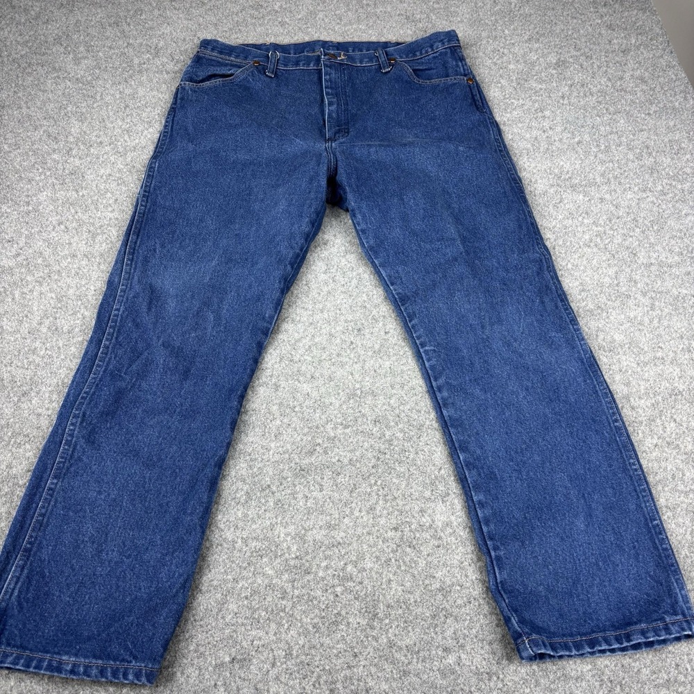 Wrangler Cowboy Cut Jeans Mens 36x30 Dark Wash 13MWZ Western Rodeoโ Ranch Work